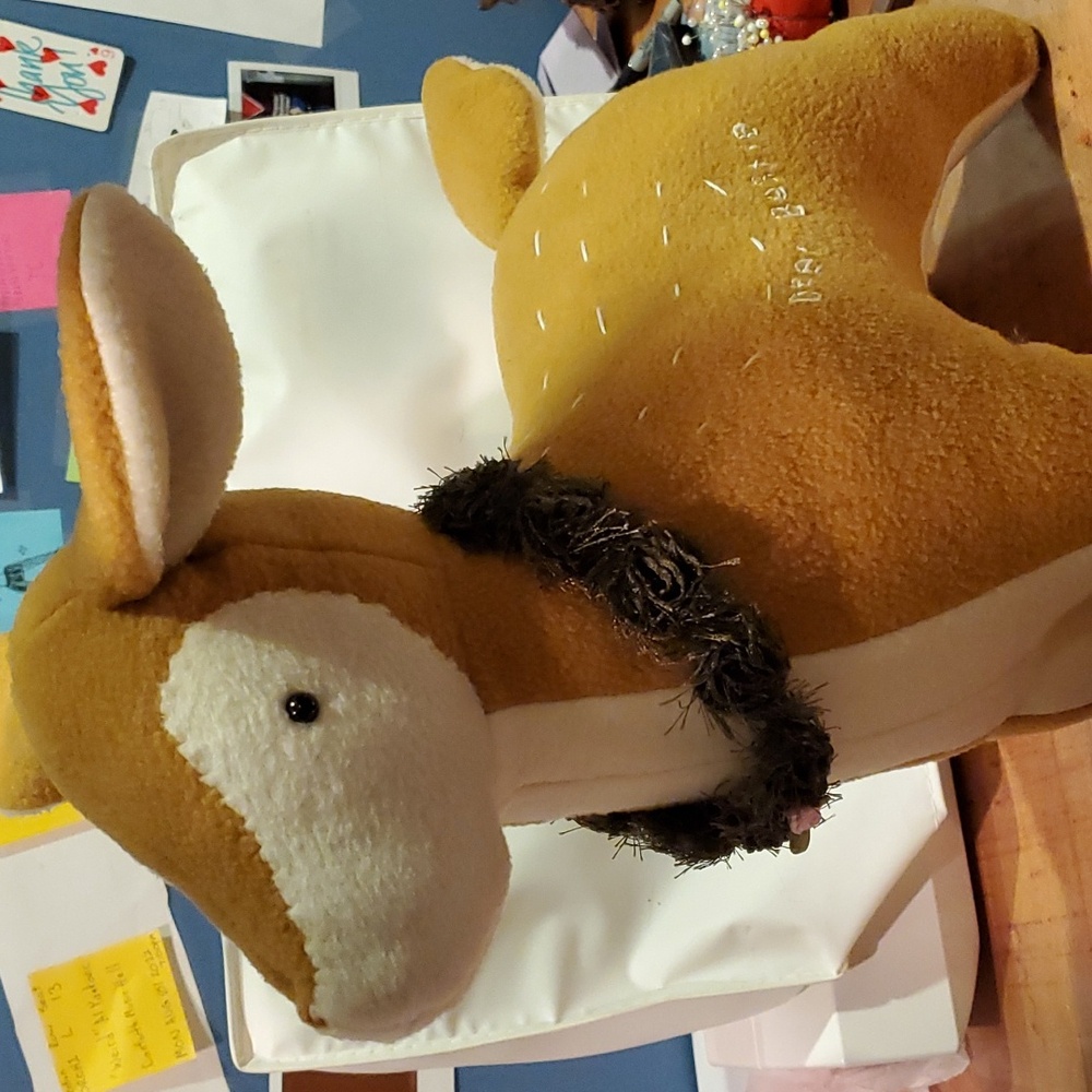 Large Handmade Deer Plush